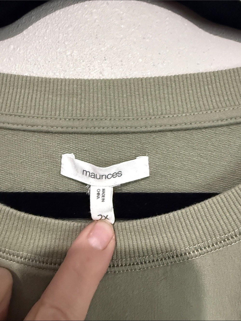 Maurices Olive Green Midwest Sunflower Graphic Crewneck Sweatshirt - Picture 2 of 5